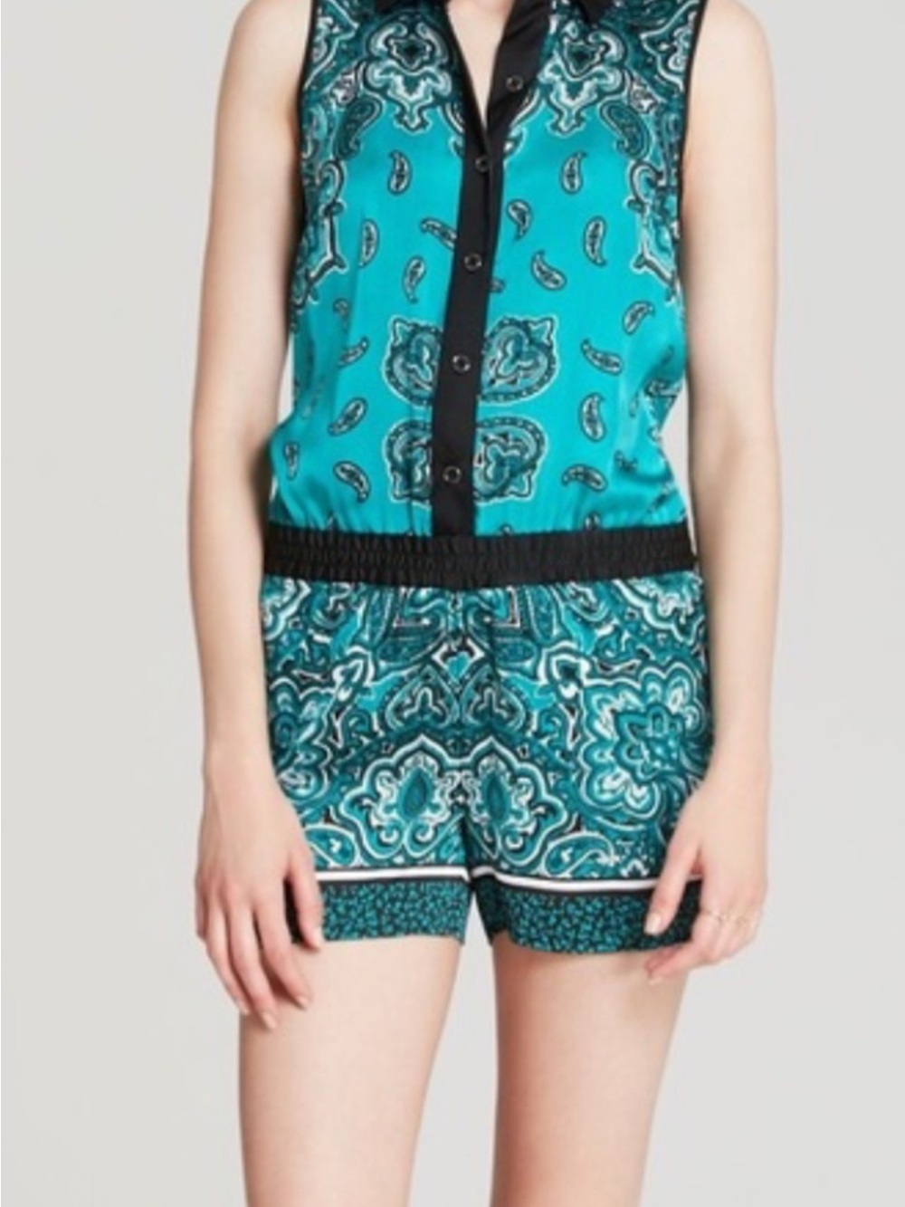 Michael Kors Paisley Sleeveless Romper